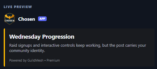 Custom Discord branding